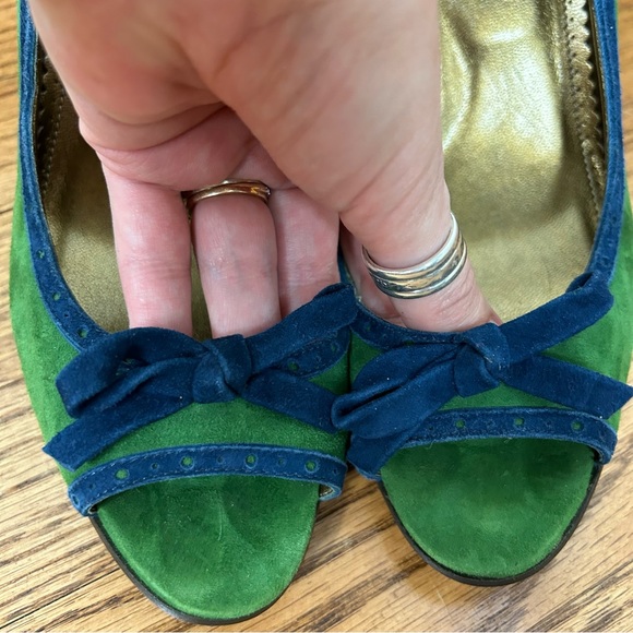 J. Crew | Leather Open Toe Platform Heels - Picture 5 of 14